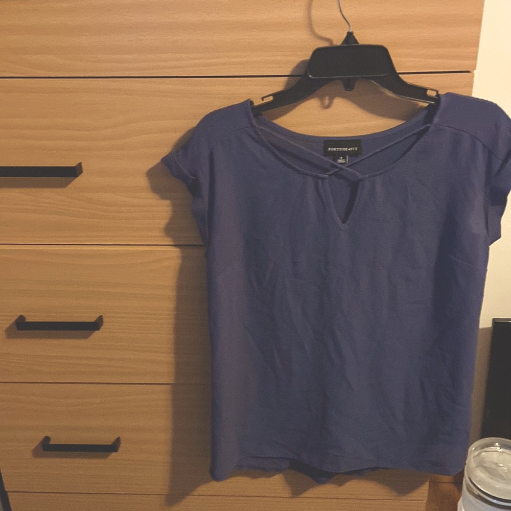 Midnight blue/ gray blouse worn once